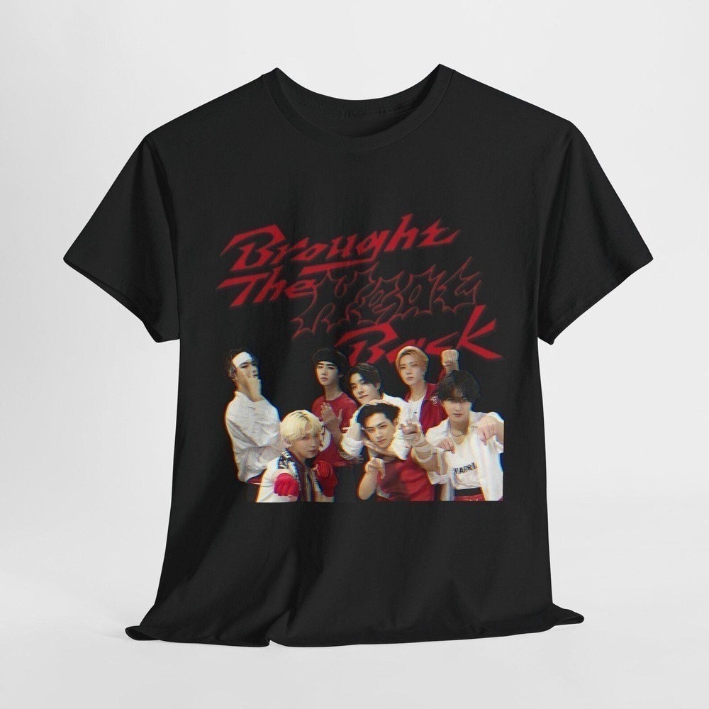 Enhypen Brought The Heat Back Black Kpop T-Shirt